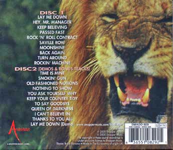 Head First CD, back cover of box