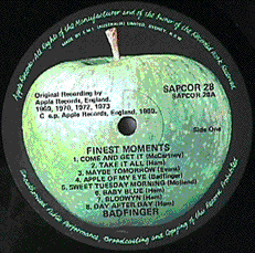 Finest Moments (SAPCOR 28A label), Australian compilation