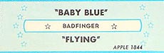 Baby Blue-Flying jukebox label (U.S.)