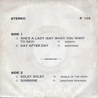 Day After Day Thailand EP picture sleeve back