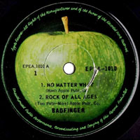 Four Sides Of Badfinger side 1 label