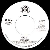Hold On (U.S.A. mono promo)