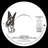 Love Is Gonna Come At Last (U.S.A.) stereo promo