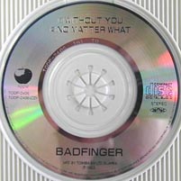 Without You/No Matter What Japan CD single label