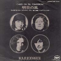 Carry On Till Tomorrow/Without You (Japan, picture sleeve)
