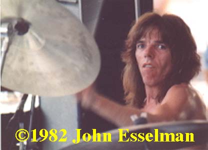 Mike Gibbins Live at Little Switzerland, July 17, 1982. 1982 by John Esselman.