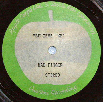 Believe Me stereo acetate