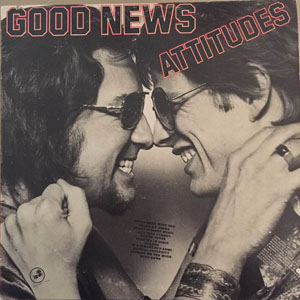 Attitudes Good News LP (US red lettering) front
