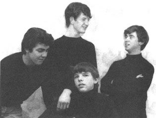 The Iveys, 1965 with Mike Gibbins joining on drums (photo thanks to Ron Griffiths)