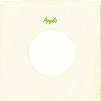 Apple 45 sleeve (white)
