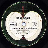 Carry On Till Tomorrow (Argentina), sliced Apple label