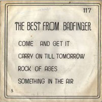 The Best From Badfinger EP PS back (Thailand)