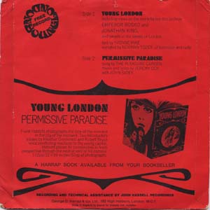 Young London picture sleeve (back)