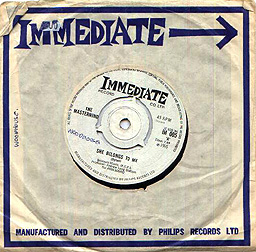 She Belongs To Me/Taken My Love (Immediate IM005), 1965, by The Masterminds