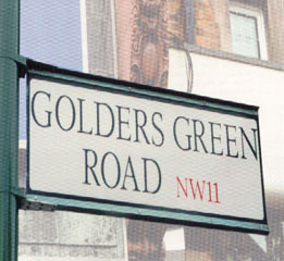 Golders Green street sign