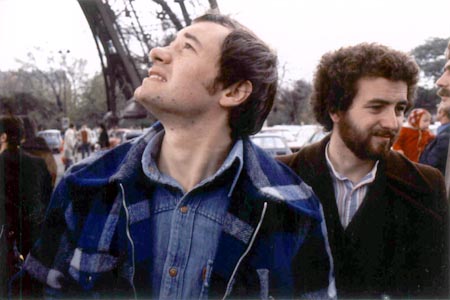 Splinter's visit to the Eiffel Tower, November 11, 1977 (photos by Jean Helfer)