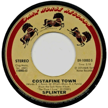 Costafine Town (USA) label version 1