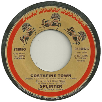 Costafine Town (USA) label version 2