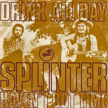Drink All Day (Germany) picture sleeve