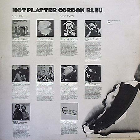Hot Platter Cordon Bleu back cover