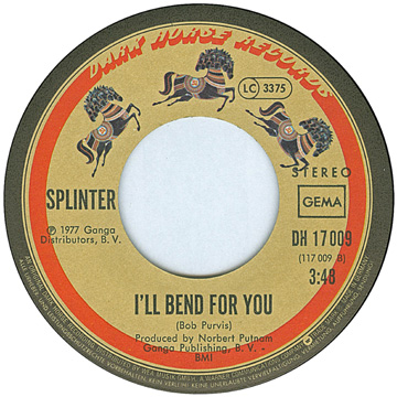 I'll Bend For You (West Germany)