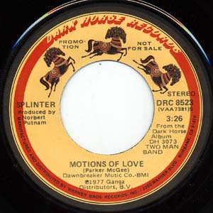 Motions Of Love [stereo DJ]
Dark Horse (Warner Brothers) DRC 8523