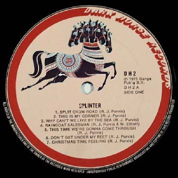 Splinter, side A (unreleased 3rd Dark Horse LP, 1975)