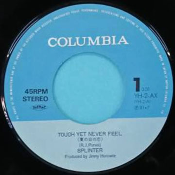 Touch Yet Never Feel (Japan) label