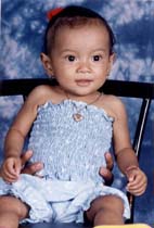 Verslly Teressa P. Malayao (June 2001, before her 1st birthday)