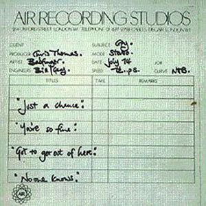Wish You Were Here stereo reel 1 (AIR Studios)