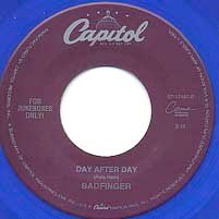 Day After Day (U.S.A.) jukebox single, blue vinyl
