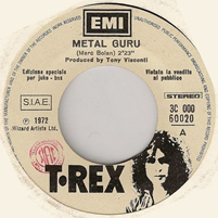 Metal Guru by T-Rex (Italy promo)