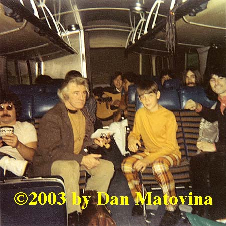 Badfinger tour bus, October 11, 1970