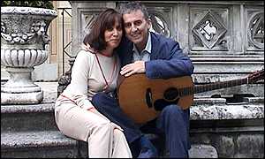 Olivia & George Harrison, Italy, May 2001