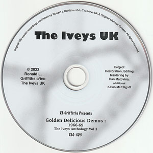 iveys Golden Delicious Demos CD label