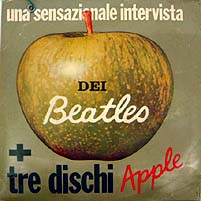 Una Sensazionale Intervista Dei Beatles + tre dischi Apple (cover)
